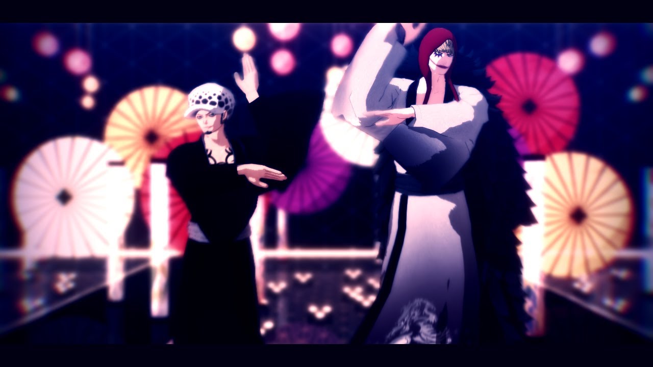 【MMDワンピ】着物ローとコラソンで極楽浄土【和装】