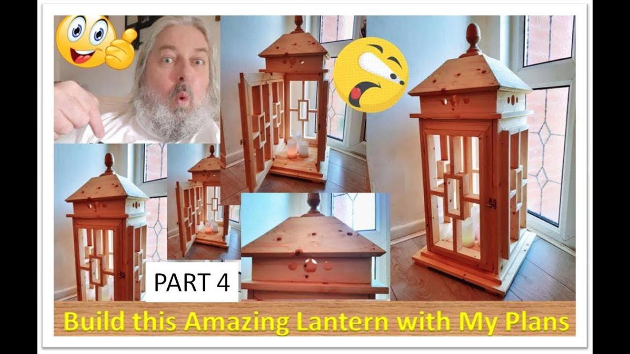 How to make this DIY Extra Large Craftsman Style Lantern Part Four of Four