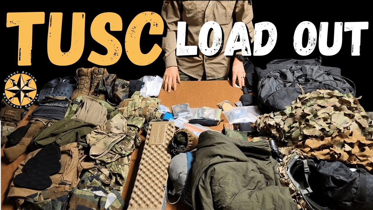 TUSC Full gear loadout: Direct Action Resource Center-Tactical Urban Sustainment Course