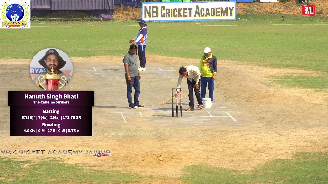 🔴LIVE MATCH || Youth Icon 🆚 The Caffeine Strikers ||  #cricket #sports