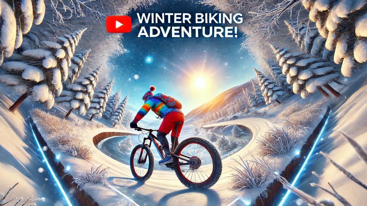 Virtual Winter Bike Ride | Insta360 GO 3S Virtual Biking Experience🚴❄️🌞