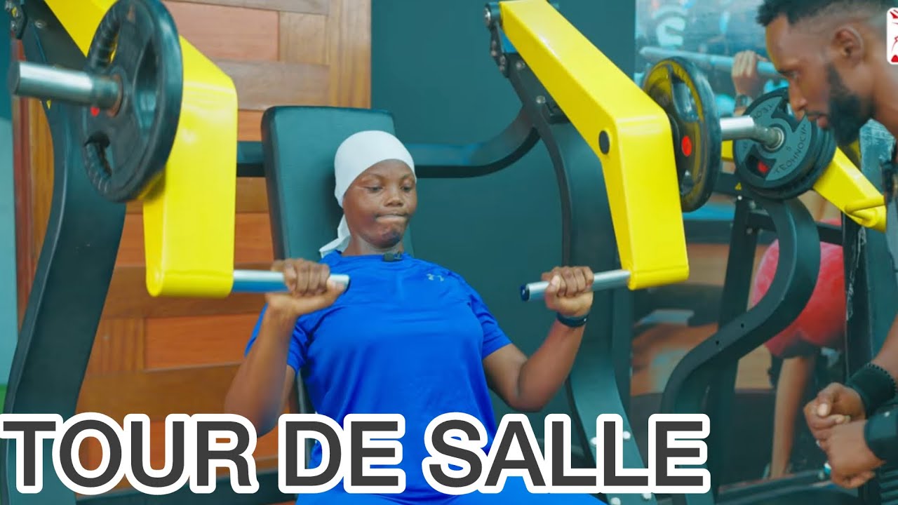 Découvrez la magnifique salle de musculation Jumeaux Fitness à Keur Massar avec coach Tasha …