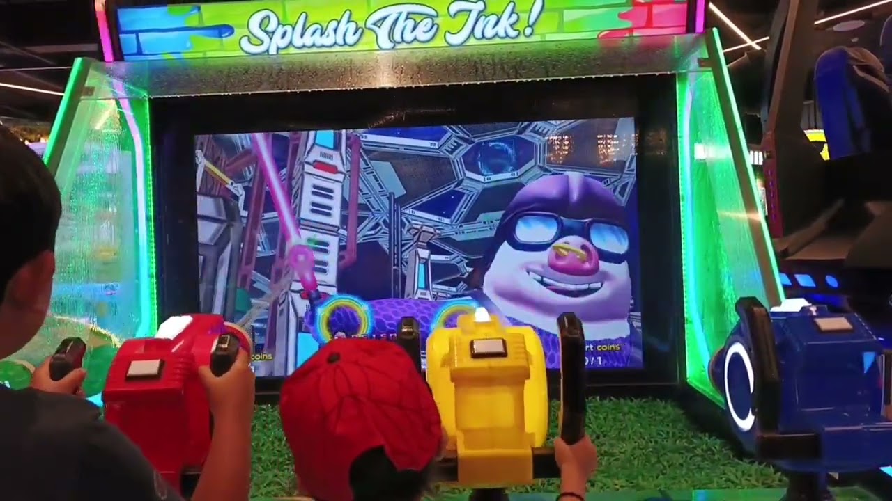 Part 1 Main Splash the ink, splash fun. Boss kipas angin #games #timezone #subscribe