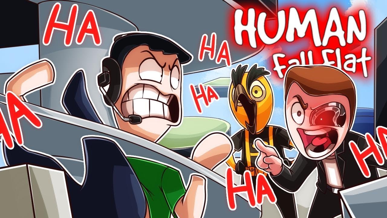 NOGLA IS STUCK IN THIS GLITCH! (Human Fall Flat Funny Moments)