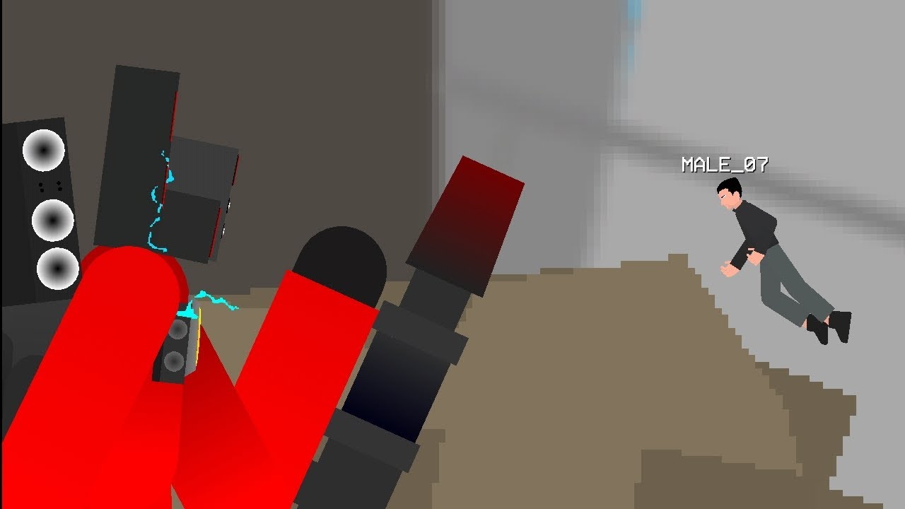 MALE_07 vs Infected Titan Speakerman | Animation