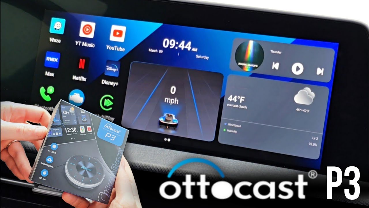 Обзор приставки Ottocast P3 CarPlay AI: Android 12, беспроводной CarPlay и многое другое!