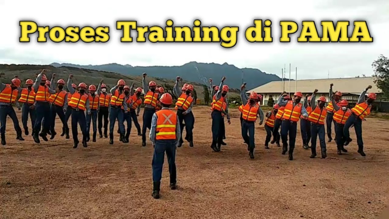 Proses training di PT. PAMA