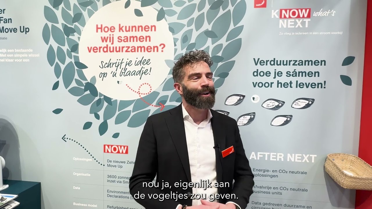 Zehnder Group Nederland B.V. tekent Jaarbeurs Sustainability Pledge