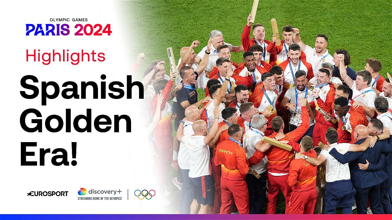 Spain beat hosts France in eight-goal Olympic football final 🇪🇸 | #Paris2024 #Olympics