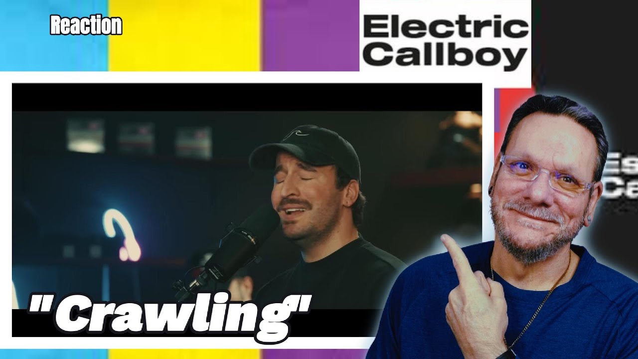 Electric Callboy - CRAWLING by LINKIN PARK (Acoustic Cover) | First Time Reaction.