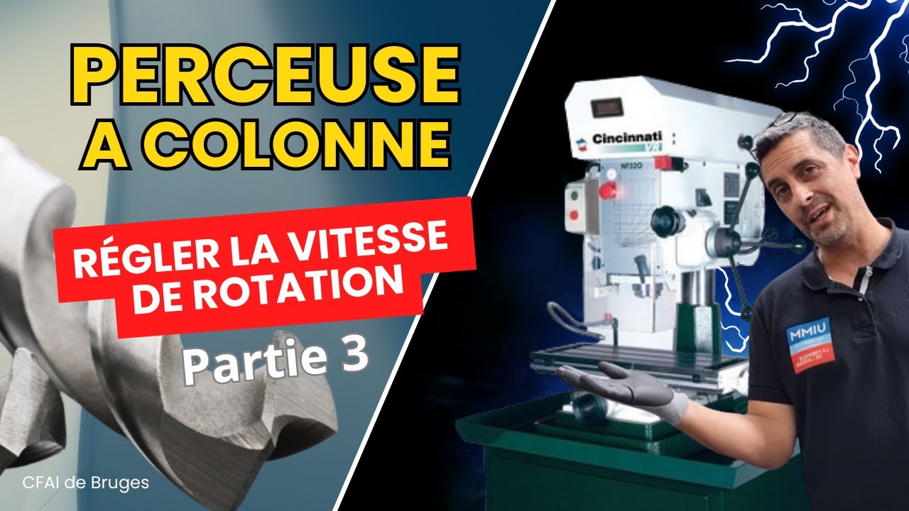 PERCEUSE - PART 3  Régler la vitesse de rotation