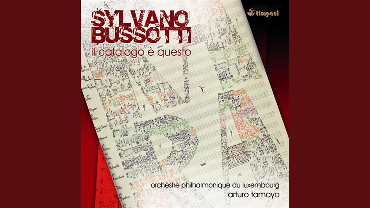 Il catalogo e questo: III. Trittico: Timpani