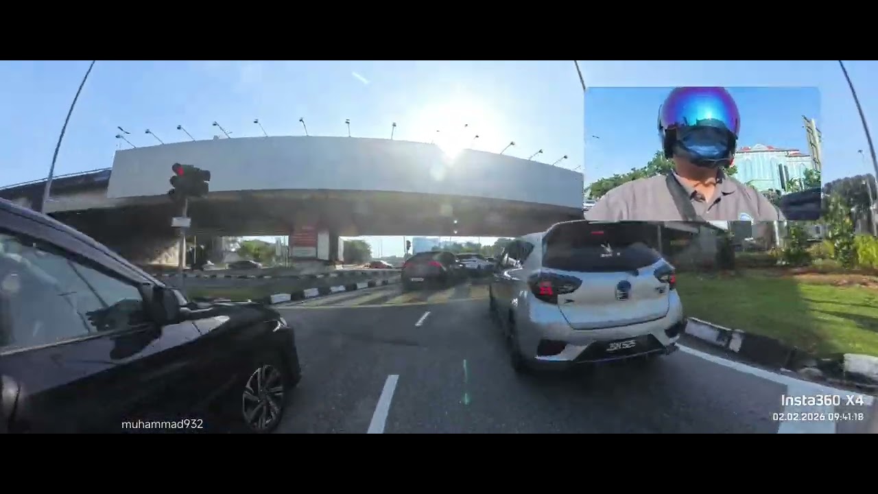Insta360 X4 | Honda Vario 160 | 02/02/2026 #1 | Ke Cyberjaya