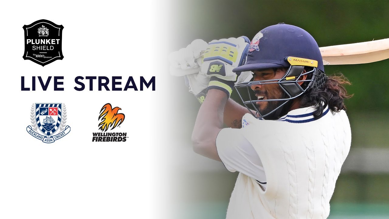 DAY 3 LIVE | Auckland Aces v Wellington Firebirds - Plunket Shield