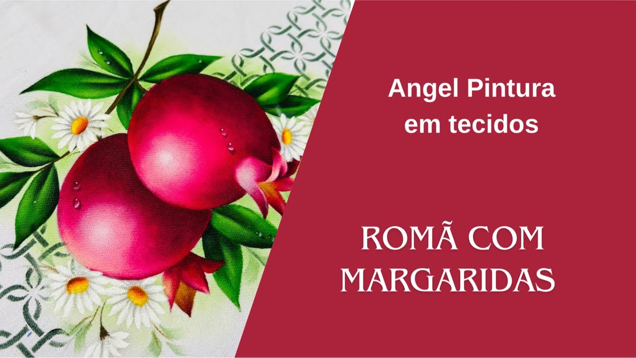 Como pintar romãs- AULA 05 APOSTILA JOGO DE COZINHA