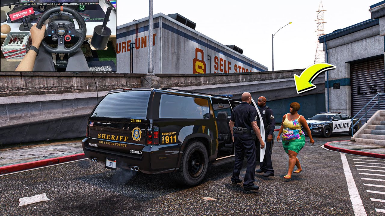 BECAME A COP in GTA V 🚔 | Transporting a Dangerous Criminal to Central Jail!