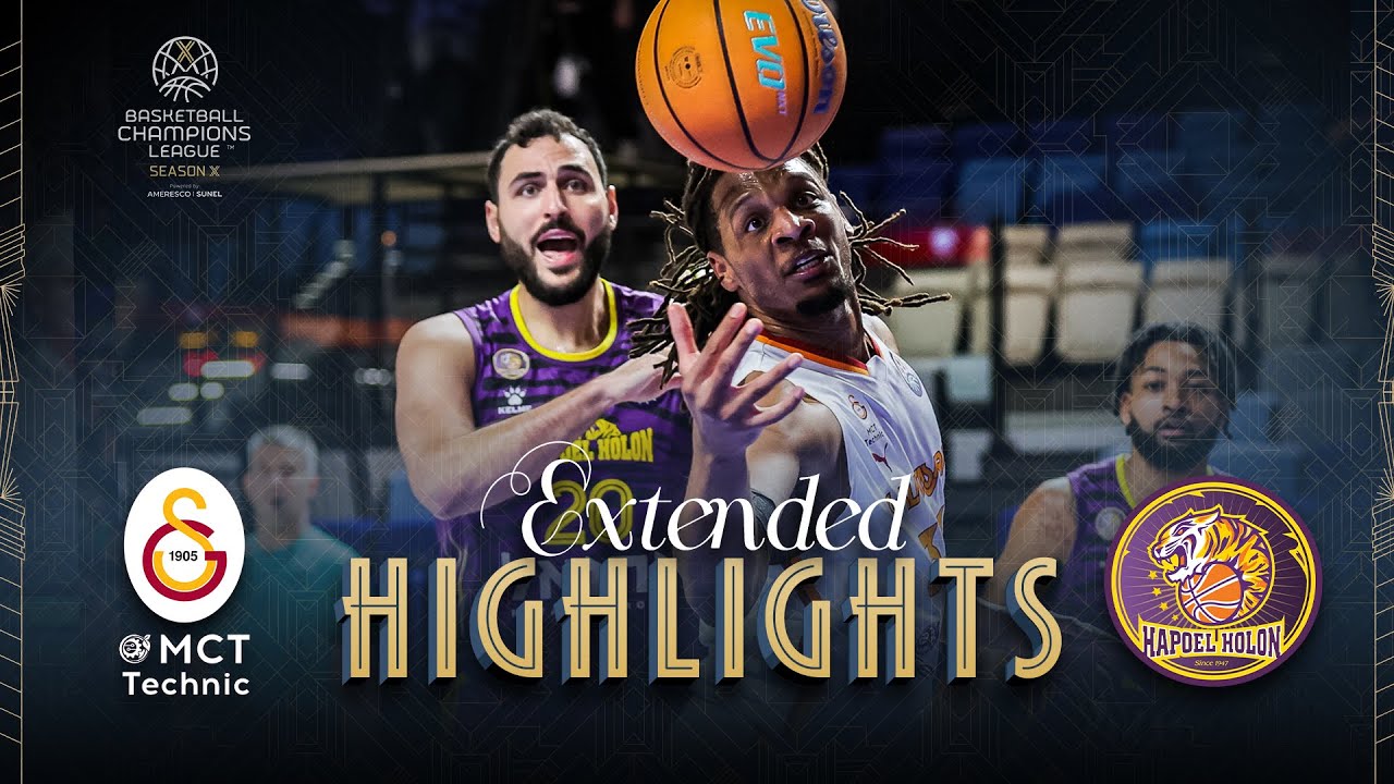 Galatasaray MCT Technic v Hapoel Netanel Holon | Full Game Highlights | #BasketballCL 2025-26