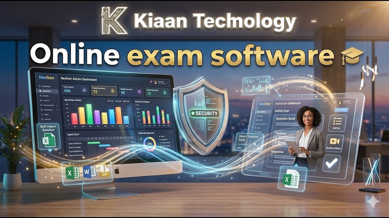 NexGen Online Exam & Quiz Software | Ultimate Admin & Instructor Dashboard Demo | Kiaan Technology