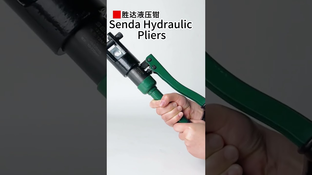 Multi-Scene Application: Senda Hydraulic Tool for PVC Pipe Cutting & Terminal Crimping.