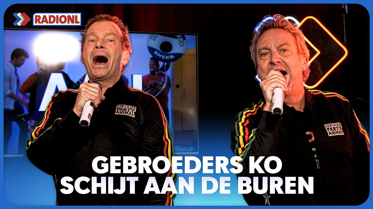 Gebroeders Ko - Schijt Aan De Buren (LIVE Bij RADIONL)