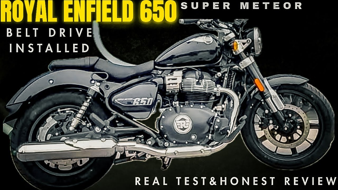 ROYAL ENFIELD SUPER METEOR 650 | BELT DRIVE INSTALLATION | REAL TEST & REVIEW