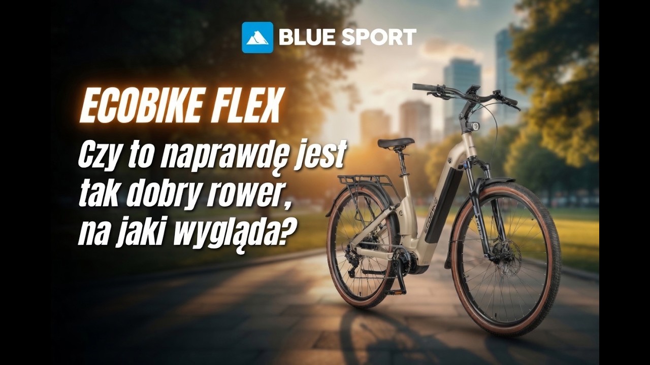 ECOBIKE FLEX - podw&oacute;jnie zawieszony SUV, nowością na rynku elektryk&oacute;w.