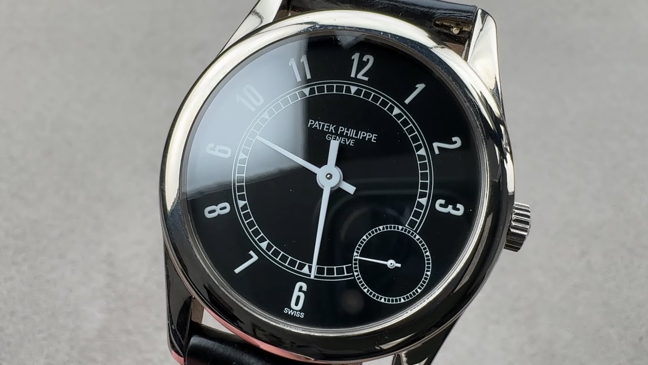 Patek Philippe Calatrava 5000G - White Gold & Black Dial Hands-On Review & Features