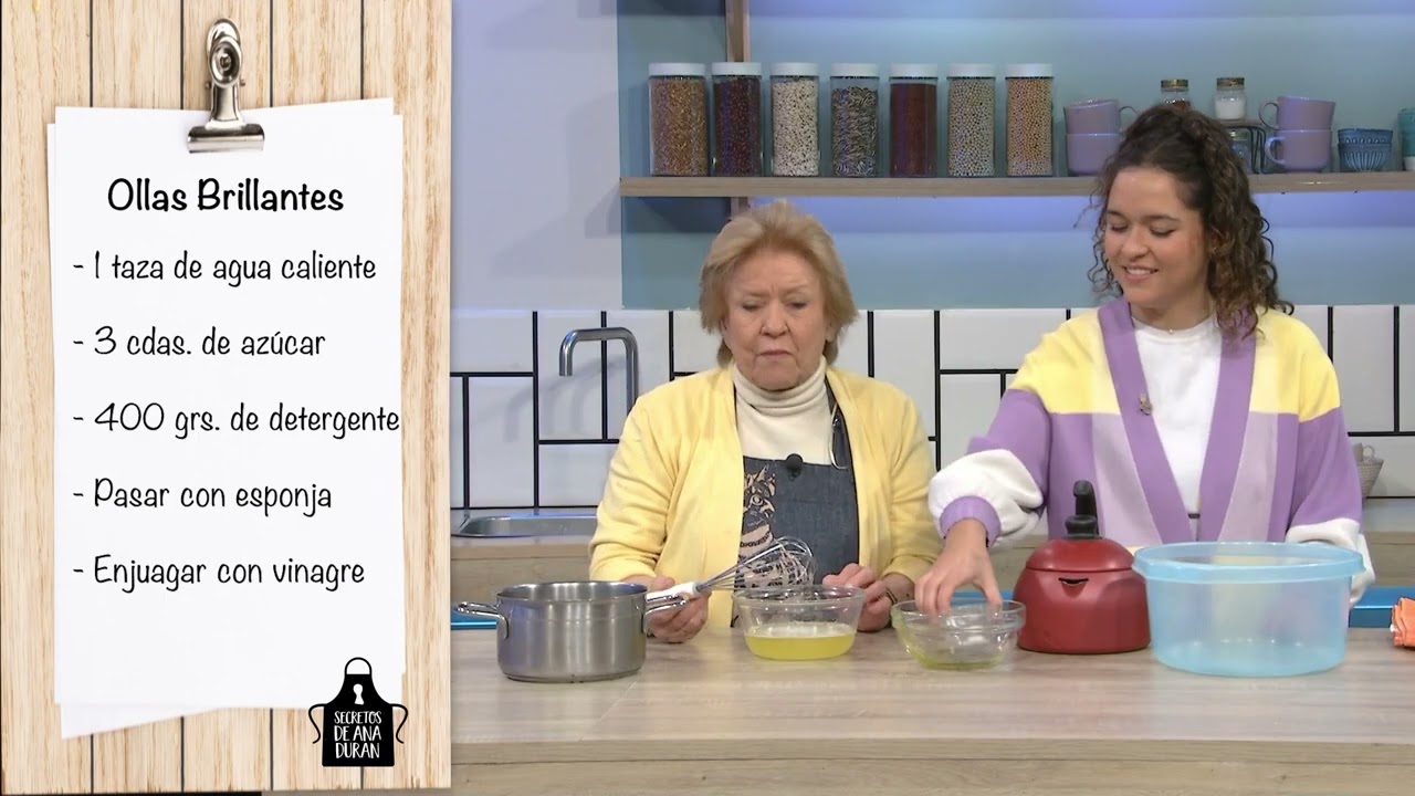 Consejo - Hacer brillar ollas y sartenes