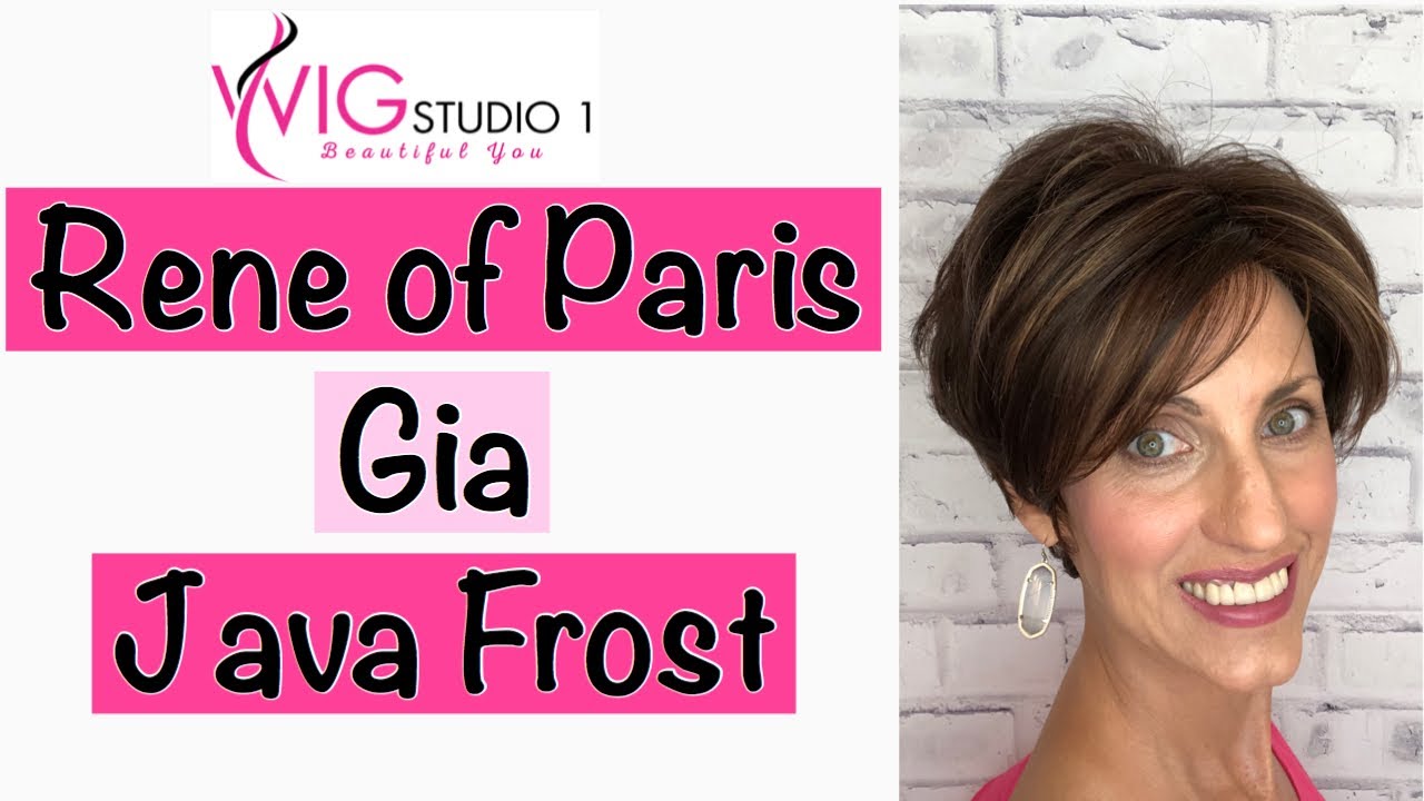 Rene Of Paris GIA Wig Review | Java Frost | BRUNETTE WIG PLACE