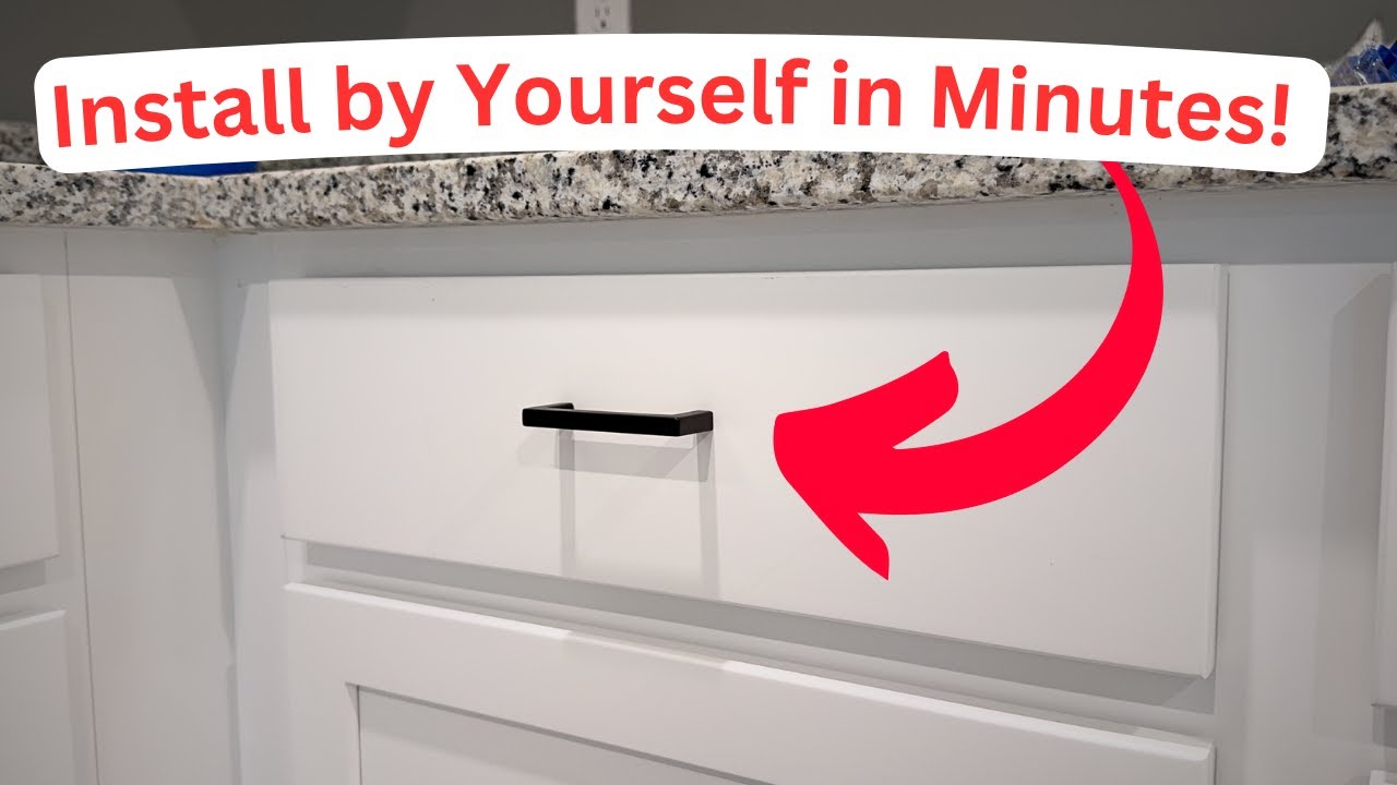 Install Pull Handles in DR Horton Home | Easy DIY Drawer Hardware Upgrade | How To 