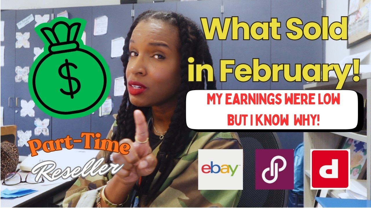 WHAT SOLD IN FEBRUARY! 🔥 eBay, Depop & Poshmark Sales Breakdown