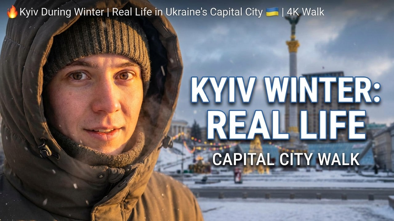 ❄️KYIV IN WINTER 2026 |🇺🇦 Life in Ukraine's Capital During Wartime | 4K HDR Walk