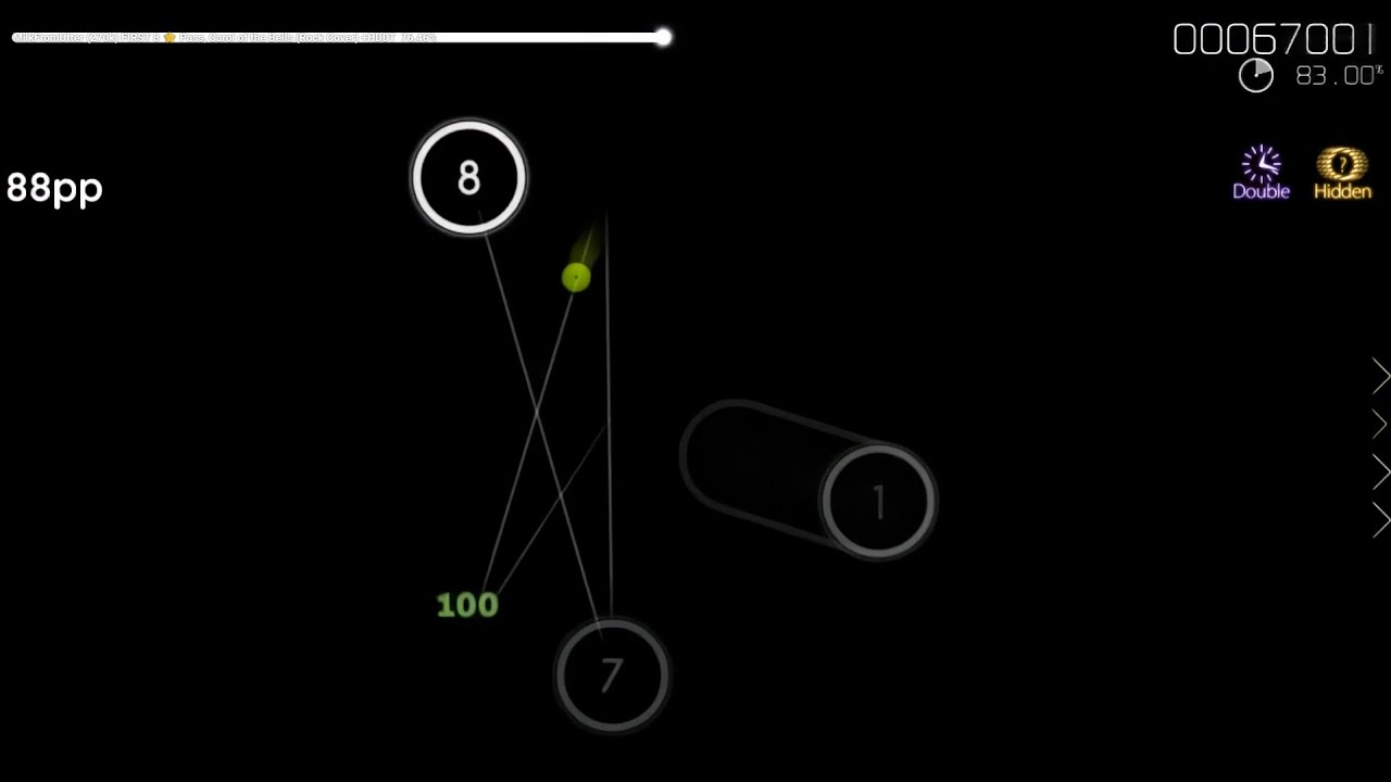 MilkFromUtter (270k) FIRST 8 ⭐ Pass, Carol of the Bells (Rock Cover) +HDDT  76.46%