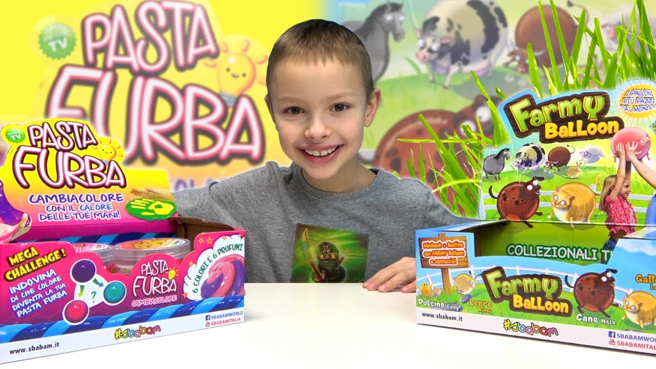Pasta Furba i Farmy Balloon! - Testujemy magiczną masę i balony w kształcie zabawnych zwierząt!