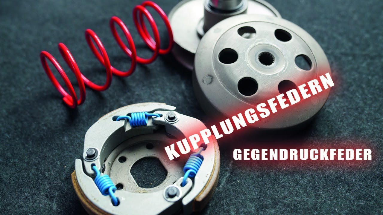 Streetlights.de Roller Kupplungsfedern & Gegendruckfeder tauschen, Minarelli, wechseln , montieren
