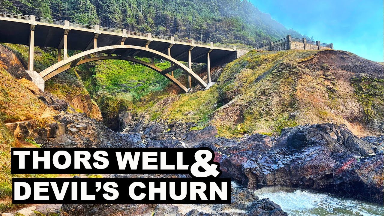 Thor's Well & Devil's Churn | 2 Of The Most Iconic Coastal MUST SEE Locations In Oregon