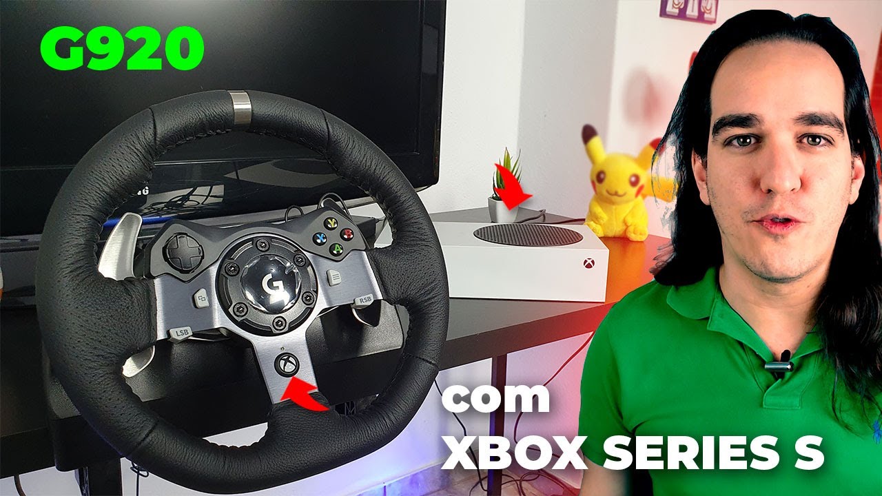 Logitech G920 + XBOX SERIES S - Combina? Unboxing & Testes!