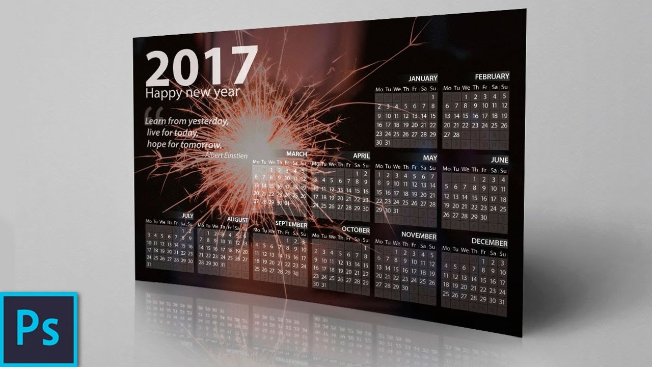 How To Create a Professional Calendar in Photoshop