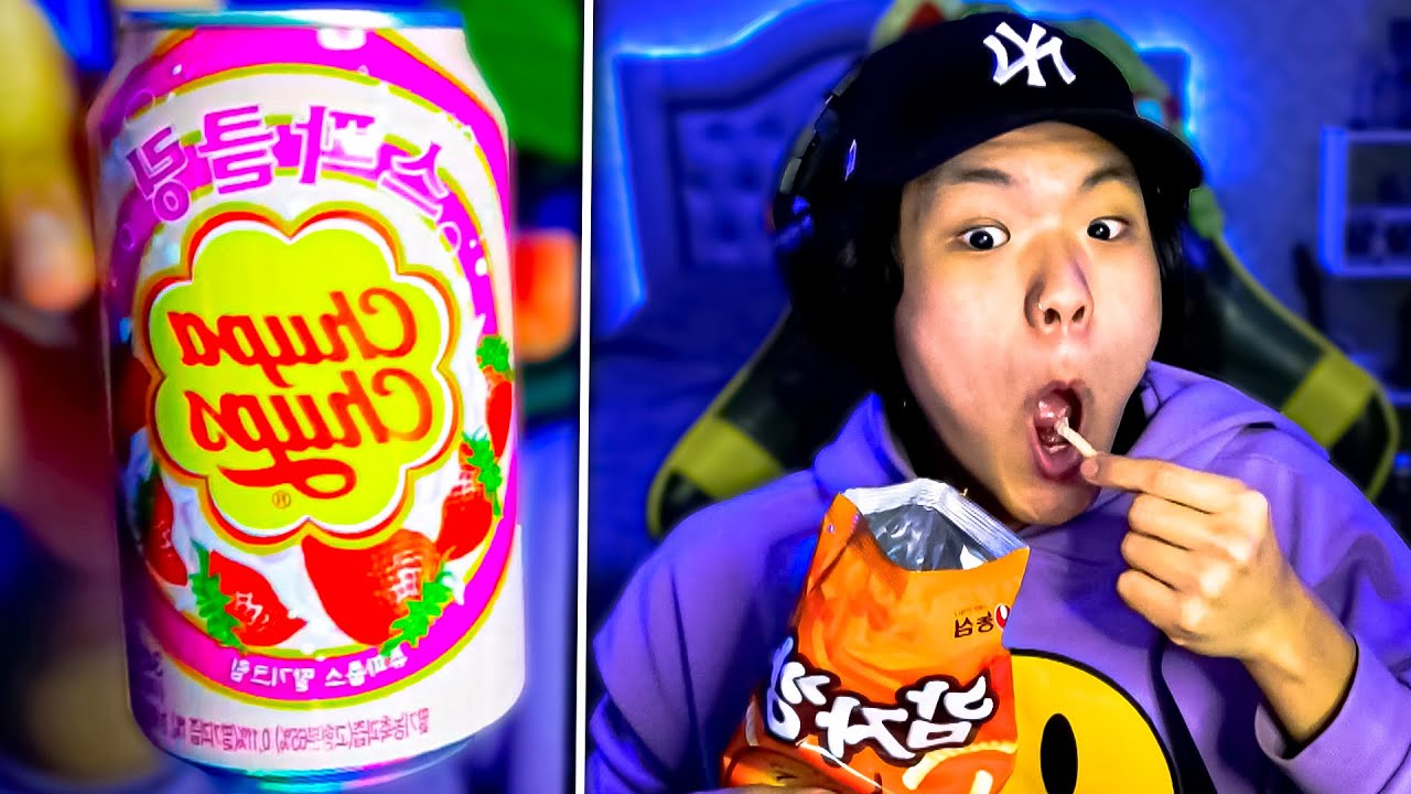 probando snacks asi&aacute;ticos :o