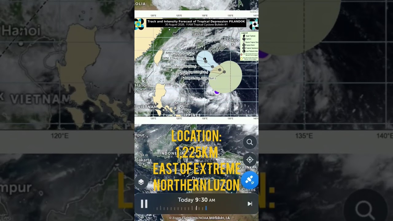 A new TD developed within PAR and named TD PILANDOK, will it become SUPER TYPHOON?
