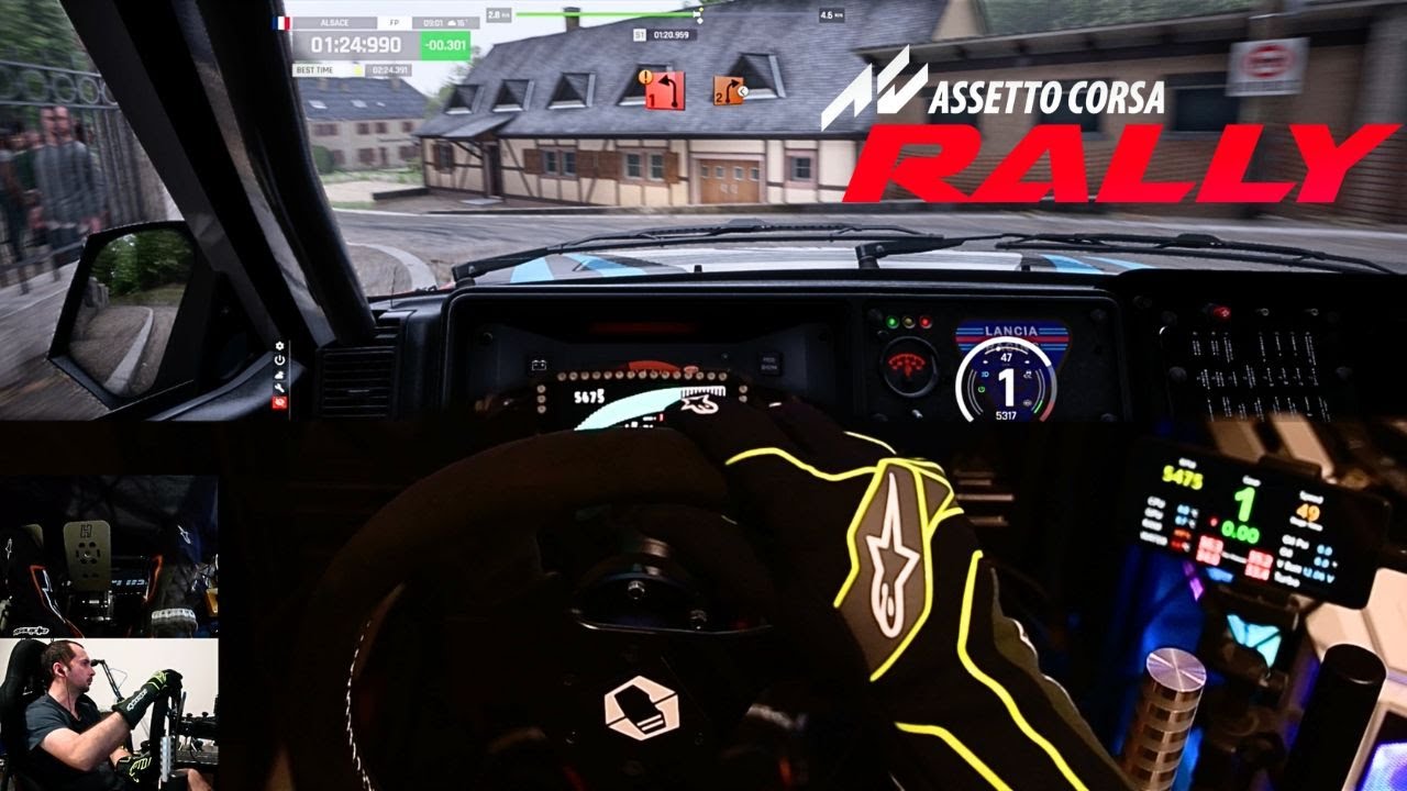 Assetto Corsa Rally Lancia Delta HF Integrale Tarmac Default Setup