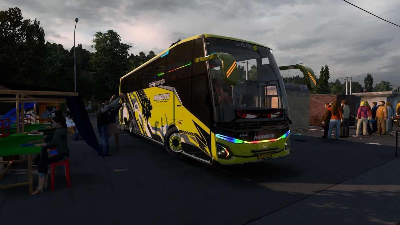 Full Perjalanan Malam PO.Handoyo dari RM.Pantura-Indramayu || ETS 2 Indonesia Gameplay