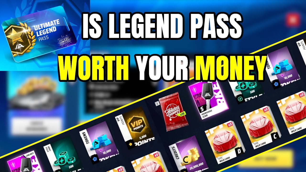 Is The Current Legend Pass Worth It In Asphalt Legends? Holiday Overdrive Season