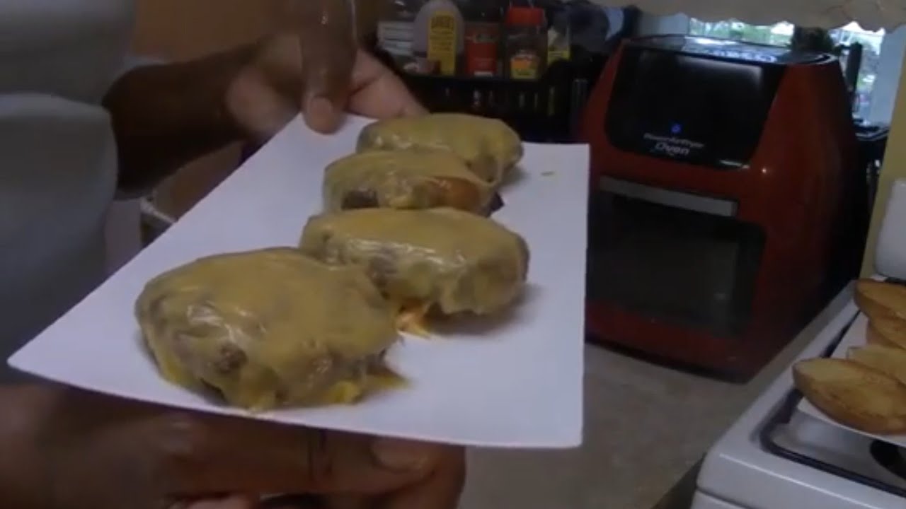 $5 Homemade Cheeseburgers | Power Air Fryer Oven