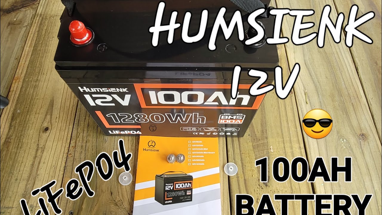 Humsienk 12v 100Ah LiFePO4 Battery. Low Temp Protection..🌞