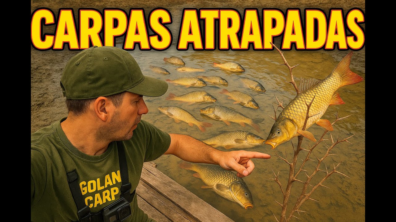 Vamos a Pescar Barbos y Carpas al Rio y NOS PASA ESTO