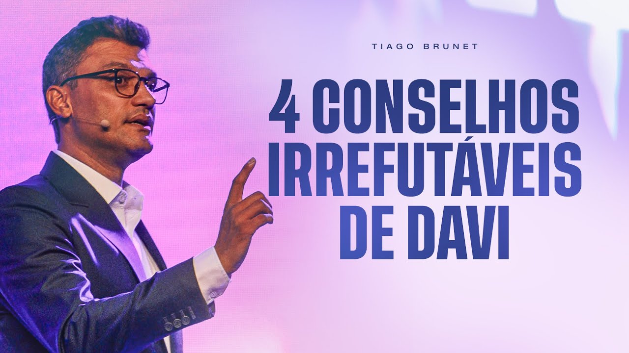 Conselhos de Davi para Seu Filho – Lições para a Vida! | TIAGO BRUNET