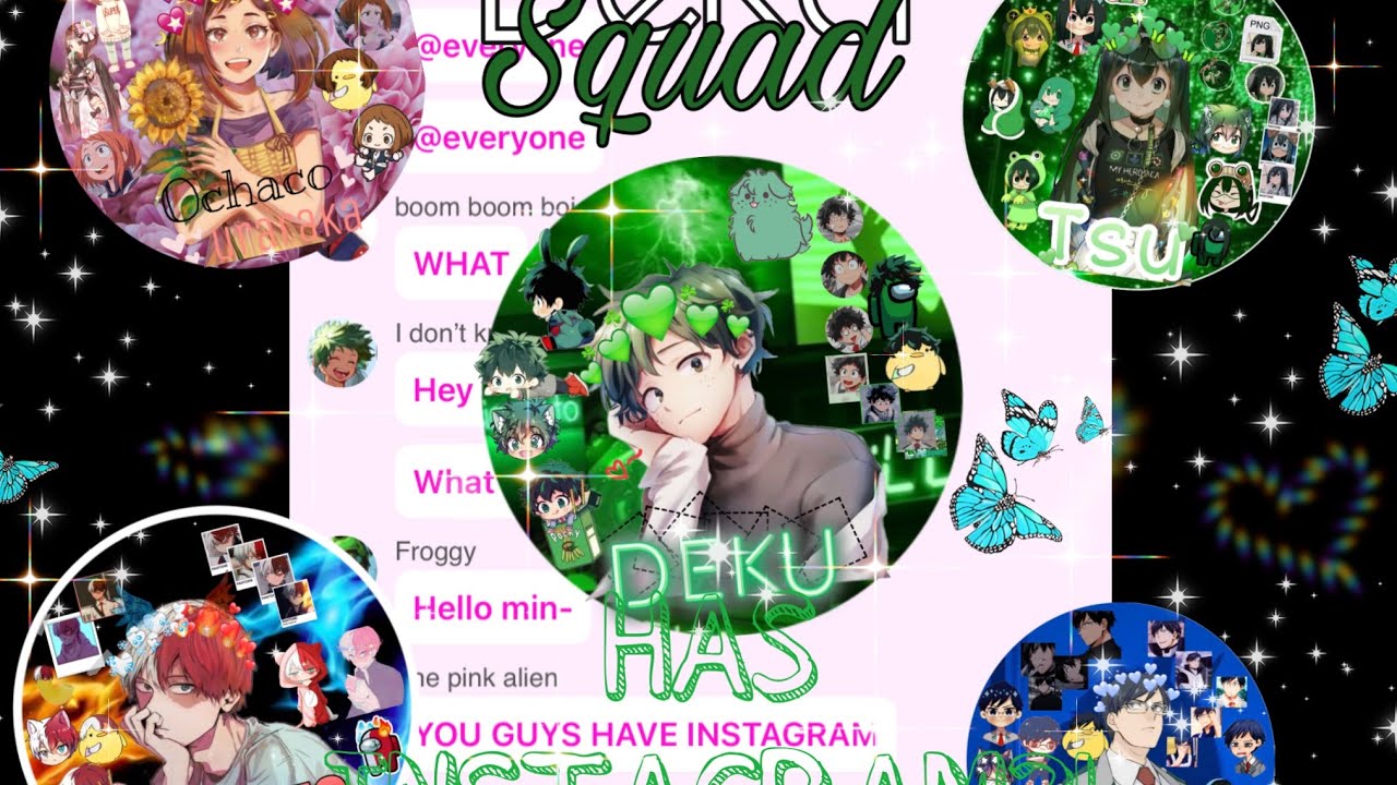 Mina exposes the Dekusquads Instagram