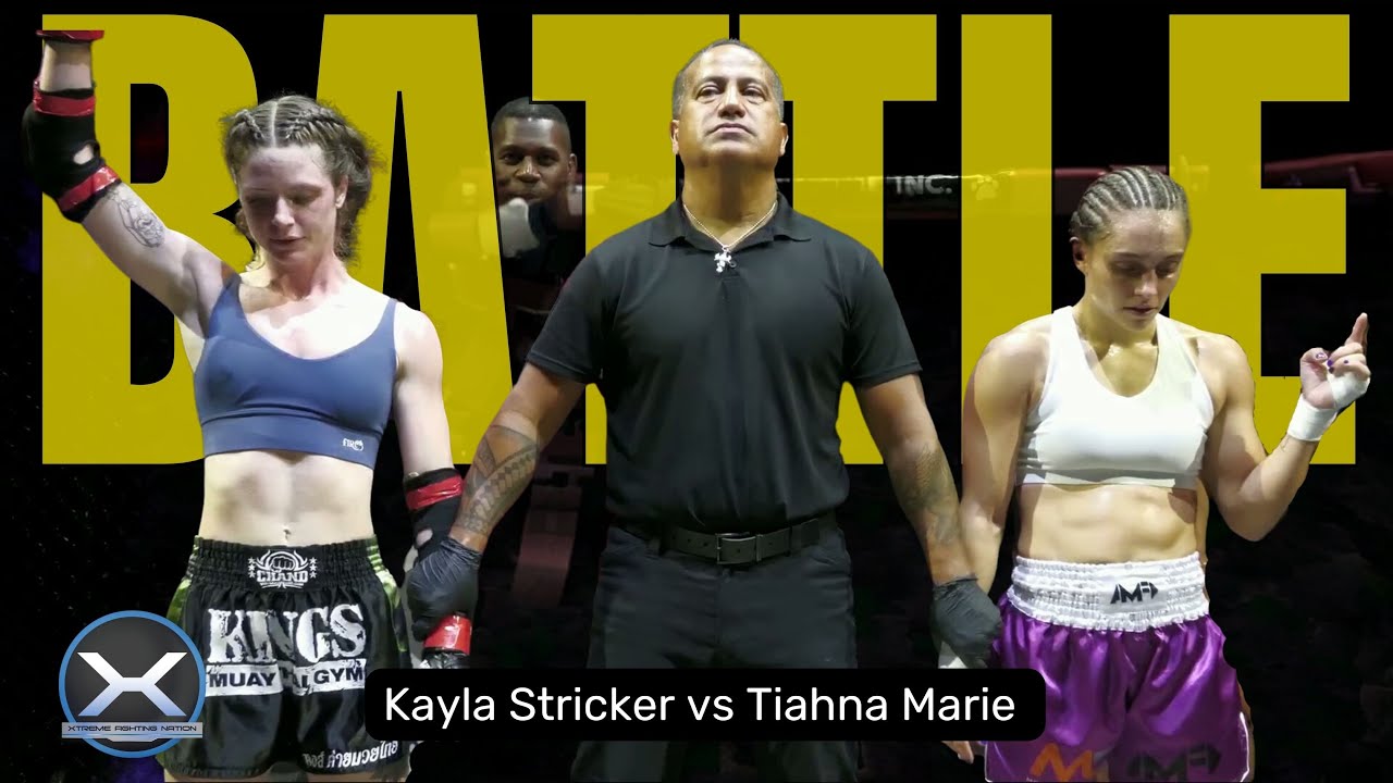 🏆  WOMEN’S Muay Thai TITLE fight 🏆 Kayla Stricker vs Tiahna Marie at XFN 49 in Coral Springs, FL