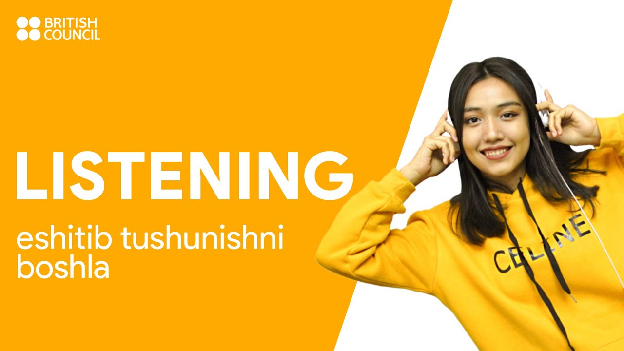 LISTENING! Barcha darajalar uchun foydali! Eshitib tushunishni boshlang!
